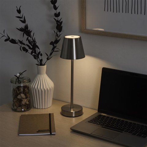 Lampka Casablanca 36cm LED na dotyk srebrna ( Rozmiar: uniwersalny )