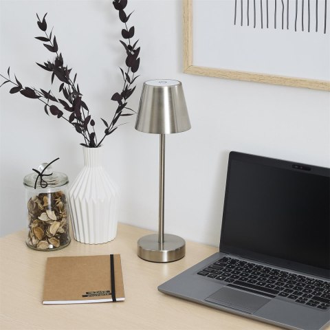 Lampka Casablanca 36cm LED na dotyk srebrna ( Rozmiar: uniwersalny )