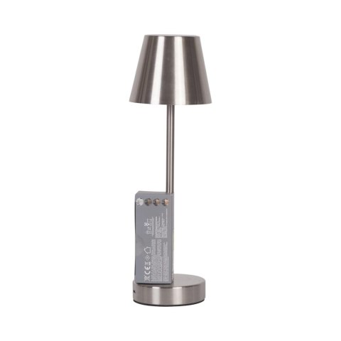 Lampka Casablanca 36cm LED na dotyk srebrna ( Rozmiar: uniwersalny )