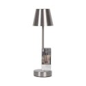 Lampka Casablanca 36cm LED na dotyk srebrna ( Rozmiar: uniwersalny )