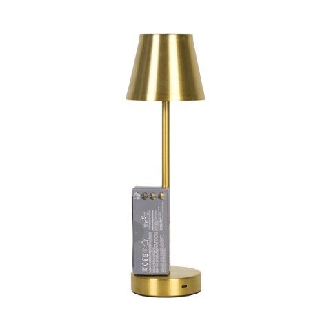 Lampka Casablanca 36cm LED na dotyk złota ( Rozmiar: uniwersalny )