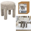 Stołek Emilia taupe ( Rozmiar: uniwersalny )