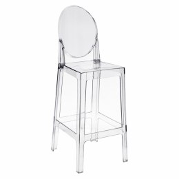 Stołek barowy Viki transparentny 75cm ( Rozmiar: uniwersalny )