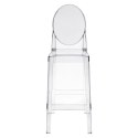 Stołek barowy Viki transparentny 75cm ( Rozmiar: uniwersalny )