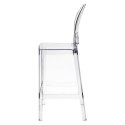 Stołek barowy Viki transparentny 75cm ( Rozmiar: uniwersalny )