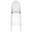 Stołek barowy Viki transparentny 75cm ( Rozmiar: uniwersalny )