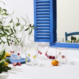Szklanka do napoju Intesi w cytryny ze szkła borokrzemowego 390 ml ( Rozmiar: uniwersalny )