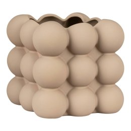 Doniczka ceramiczna Kule L brązowa nowoczesna do salonu House Nordic 13 cm ( Rozmiar: uniwersalny )