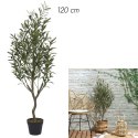 Drzewko oliwne sztuczne 120 cm jak żywe do salonu i na taras ( Rozmiar: uniwersalny )