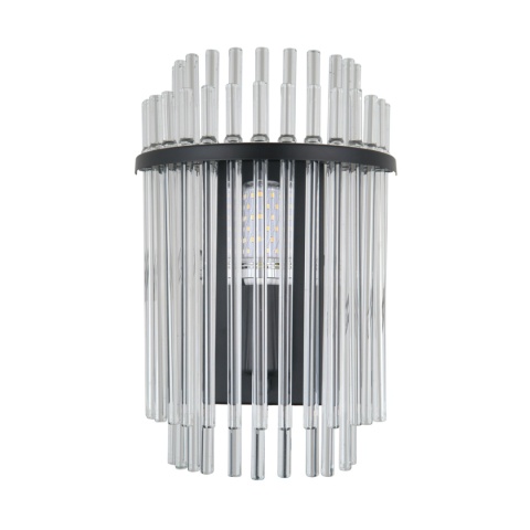 Kinkiet kryształowy Bonte WL-40929-1A-BK
