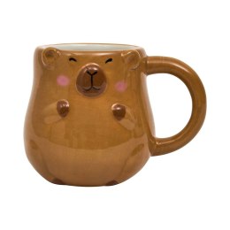 Kubek ceramiczny Kapibara 350 ml brązowy do kawy i herbaty ( Rozmiar: uniwersalny )
