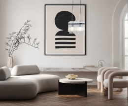 Lampa wisząca Bonte PND-40929-2A-BK