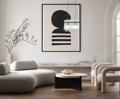 Lampa wisząca Bonte PND-40929-2A-BK