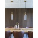 Lampa wisząca Luton szklana dymiona nad stół do jadalni 13 cm ( Rozmiar: uniwersalny )