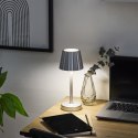 Lampka nocna Blanca LED srebrna dotykowa do sypialni na baterie ( Rozmiar: uniwersalny )