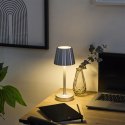 Lampka nocna Blanca LED srebrna dotykowa do sypialni na baterie ( Rozmiar: uniwersalny )