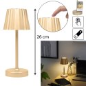 Lampka nocna Blanca LED złota dotykowa do sypialni na baterie ( Rozmiar: uniwersalny )