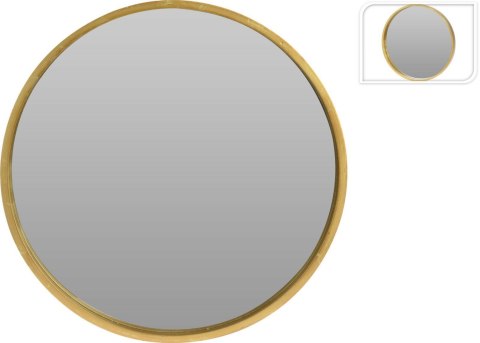 Lustro Afiya 30 cm złote ( Rozmiar: uniwersalny )