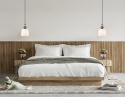 Nowoczesna lampa Bonata PND-36573-1C-BK-WH