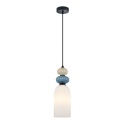 Nowoczesna lampa wisząca Bonata PND-36573-1A-BK-WH