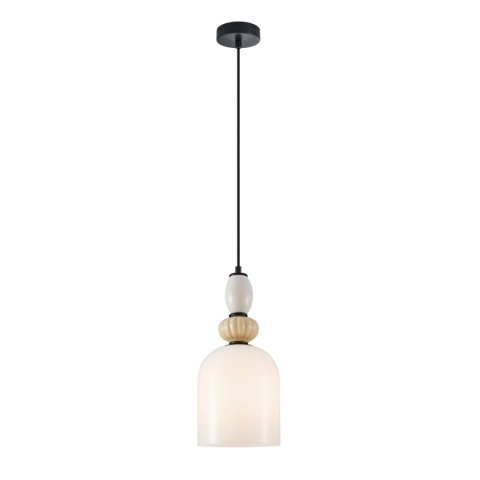 Nowoczesna lampa wisząca Bonata PND-36573-1B-BK-WH