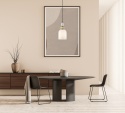 Nowoczesna lampa wisząca Bonata PND-36573-1B-BK-WH