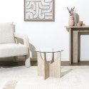 Stolik kawowy Yelo 45cm trawertyn ( Rozmiar: uniwersalny )