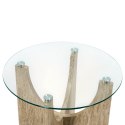 Stolik kawowy Yelo 45cm trawertyn ( Rozmiar: uniwersalny )