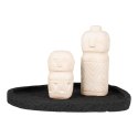 Taca czarna cement 26,5x26cm ( Rozmiar: uniwersalny )