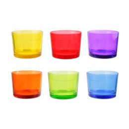 Zestaw 6 kolorowych szklanek Paradise do napojów 160 ml Intesi ( Rozmiar: uniwersalny )