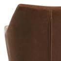 Fotel biurowy na kółkach Nora Vintage br ązowa PU ( Rozmiar: uniwersalny )