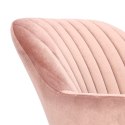 Krzesło Emilia Velvet dusty rose/black ( Rozmiar: uniwersalny )