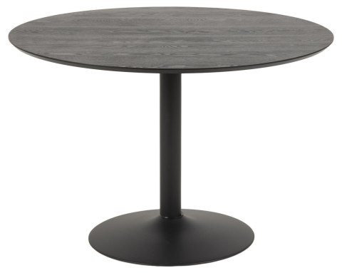Stół okrągły Ibiza Actona MDF metal czarny 110 cm nierozkładany ( Rozmiar: uniwersalny )
