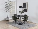Stół okrągły Ibiza Actona MDF metal czarny 110 cm nierozkładany ( Rozmiar: uniwersalny )
