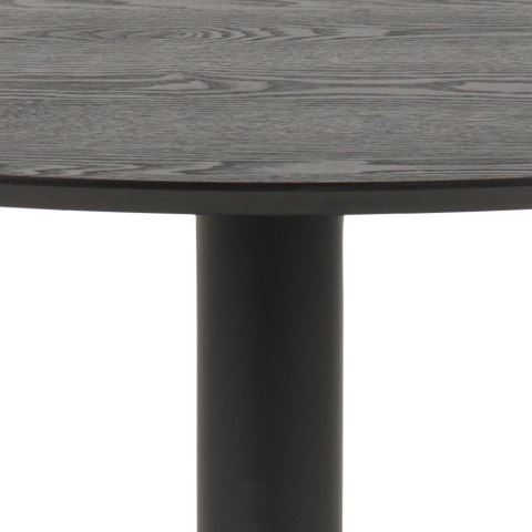 Stół okrągły Ibiza Actona MDF metal czarny 110 cm nierozkładany ( Rozmiar: uniwersalny )