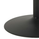 Stół okrągły Ibiza Actona MDF metal czarny 110 cm nierozkładany ( Rozmiar: uniwersalny )