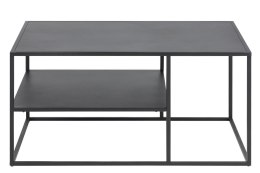 Stolik Newton czarny z półką 90x60 cm ( Rozmiar: uniwersalny )
