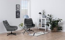 Fotel Paris szary ciemny ( Rozmiar: uniwersalny )