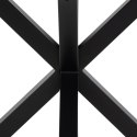 Stół okrągły Heaven Akranes Actona ceramiczny biały marmur z czarnymi nogami 120 cm nierozkładany ( Rozmiar: uniwersalny )