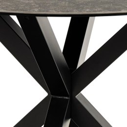 Stół okrągły do jadalni Heaven Lemco Actona ceramiczny brązowy 119 cm ( Rozmiar: uniwersalny )