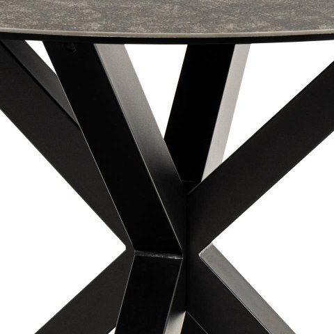 Stół okrągły do jadalni Heaven Lemco Actona ceramiczny brązowy 119 cm ( Rozmiar: uniwersalny )