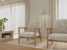 Fotel Auckland beżowy/ dąb Apia 453 ( Rozmiar: uniwersalny )