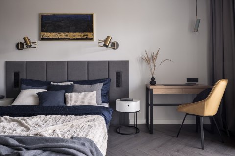 Biurko industrialne Intesi Dolem MDF metal naturalny dąb czarne z szufladą 100x50 cm ( Rozmiar: uniwersalny )