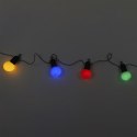 Girlanda solarna żarówkowa 20 LED kolorowa ( Rozmiar: uniwersalny )