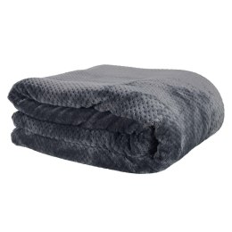 Koc Sherpa szary 180x220cm gruby pikowany ( Rozmiar: uniwersalny )