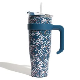 Kubek termiczny Miami Floral niebieski ( Rozmiar: uniwersalny )