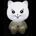 Lampka nocna Kot USB LED biała ( Rozmiar: uniwersalny )