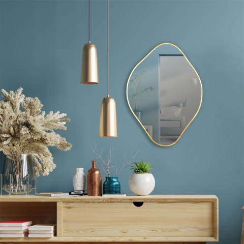 Lustro Diamond 60 cm złote ( Rozmiar: uniwersalny )