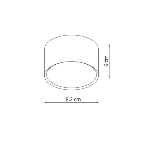 Kendal Oprawa natynkowa 1 x GX53 biała LP-6331/1SM GX53 WH