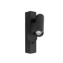 Kinkiet Miri czarny LED